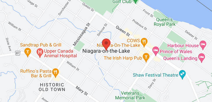 map of 3 Niagara Stone Road